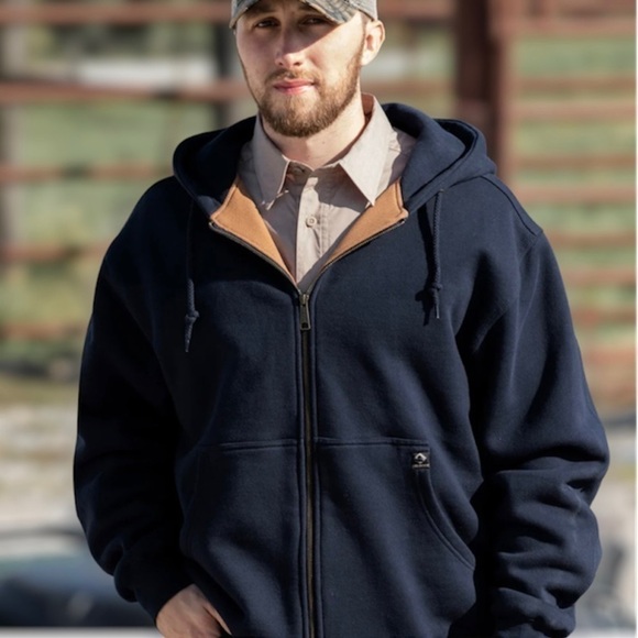 DRI-DUCK Crossfire Heavyweight Fleece
Hooded Jacket with Thermal Lining - Navy   - Picture 1 of 9
